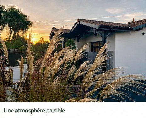 Le domaine au coucher du soleil