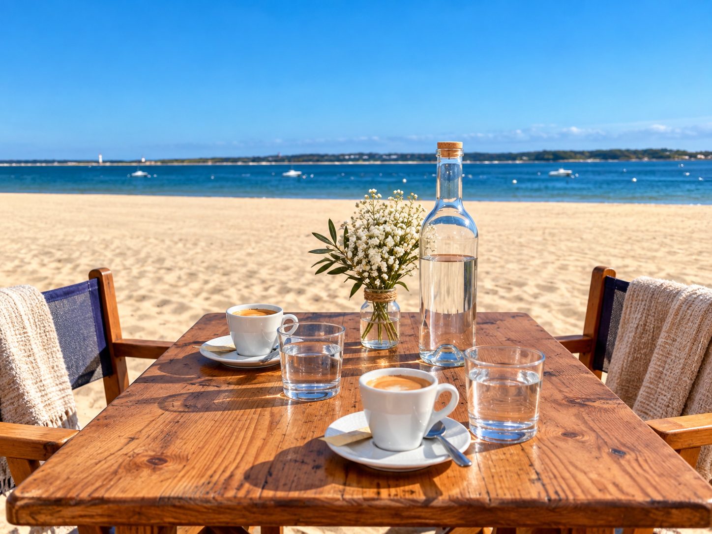 Pause à deux face au Bassin d’Arcachon